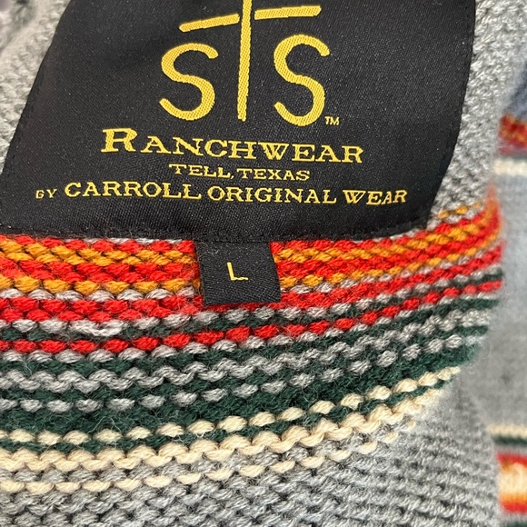 STS Ranchwear Tularosa Sweater Cardigan Grey - Picture 12 of 12